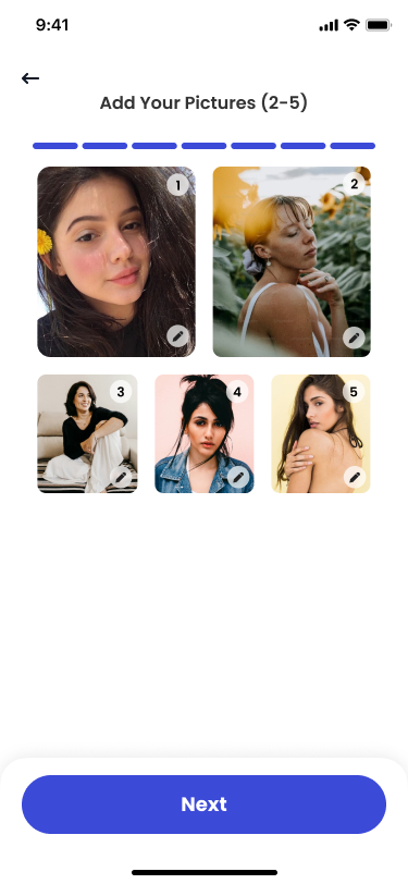 Activity discovery screen